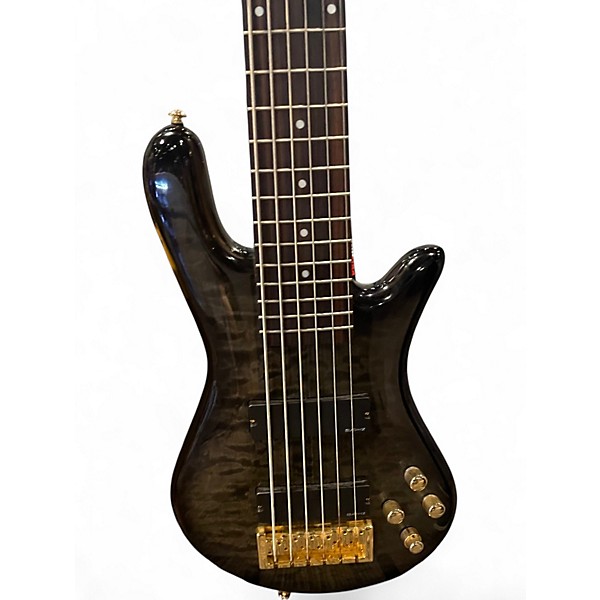 Used Spector Legend 6 Classic Trans Black Electric Bass Guitar