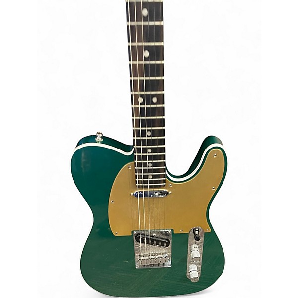 Used Fender American Ultra Telecaster Green Solid Body Electric Guitar