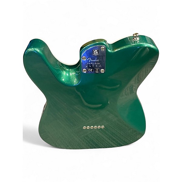 Used Fender American Ultra Telecaster Green Solid Body Electric Guitar