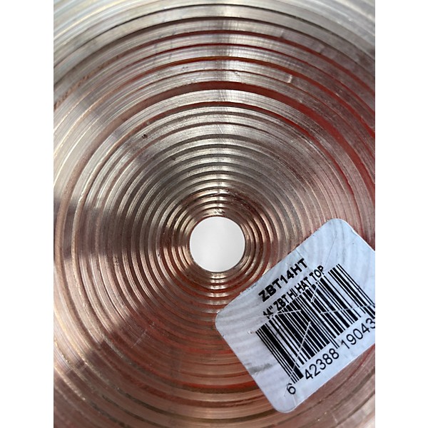 Used 2020s Zildjian 14in ZBT Hi Hat Top Cymbal