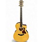 Used Taylor 214CE Deluxe Natural Acoustic Electric Guitar thumbnail
