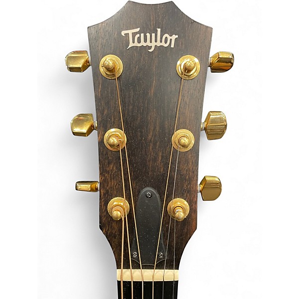 Used Taylor 214CE Deluxe Natural Acoustic Electric Guitar