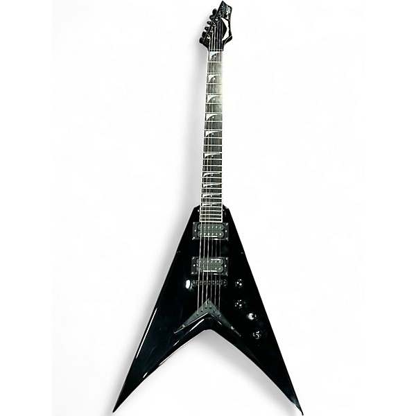 Used Dean Dave Mustaine Signature V Black Solid Body Electric Guitar