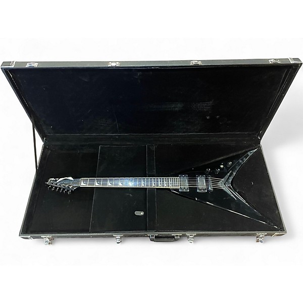 Used Dean Dave Mustaine Signature V Black Solid Body Electric Guitar