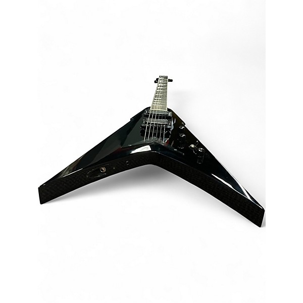 Used Dean Dave Mustaine Signature V Black Solid Body Electric Guitar