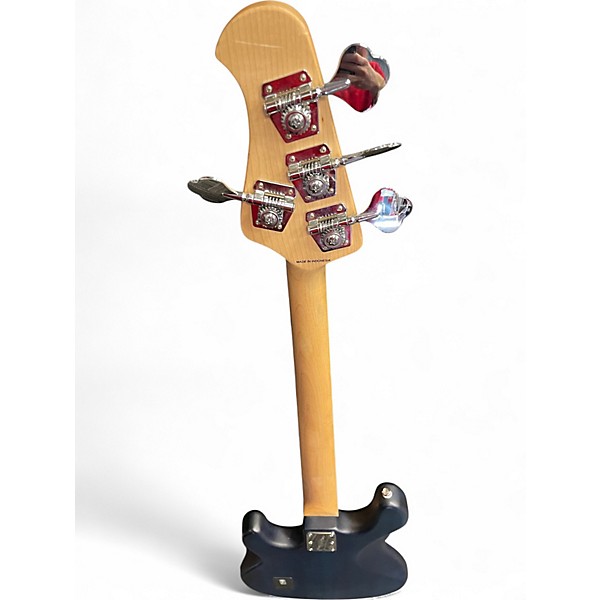 Used Sterling by Music Man Sub 4 Blue Electric Bass Guitar