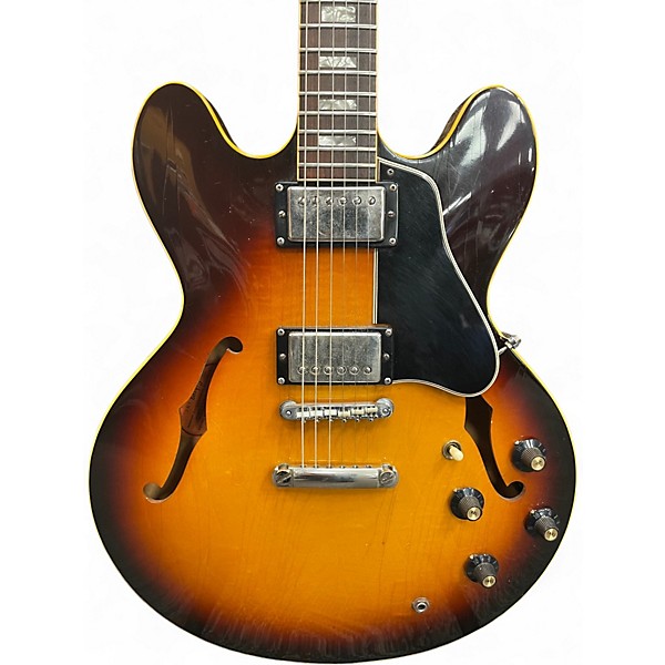 Vintage 1967 Gibson 	 ES-335TD Sunburst Hollow Body Electric Guitar