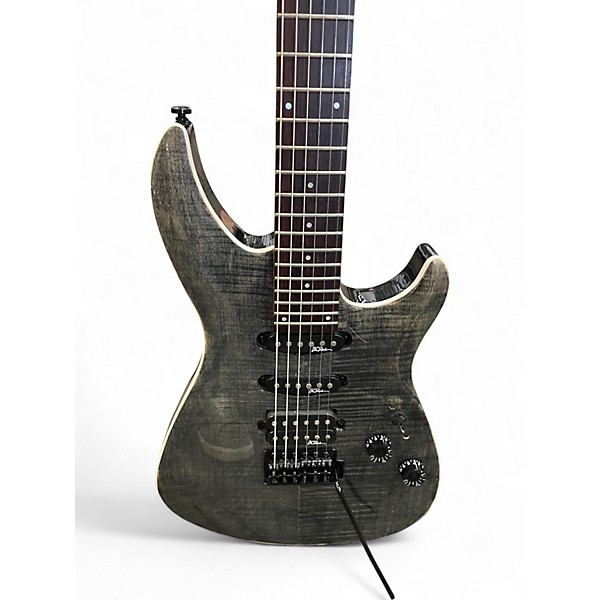 Used B.C. Rich Villain One Trans Black Solid Body Electric Guitar