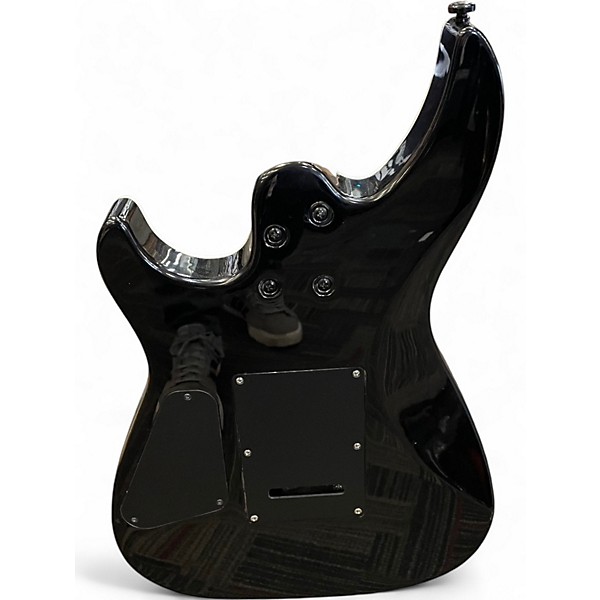 Used B.C. Rich Villain One Trans Black Solid Body Electric Guitar