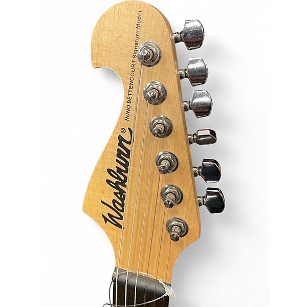 Used Washburn Nuno Bettencourt Signature Black Solid Body Electric Guitar