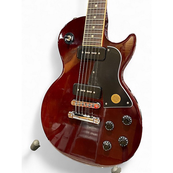 Used Gibson Les Paul Special P90 Cherry Solid Body Electric Guitar
