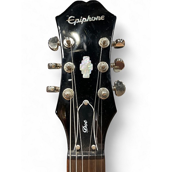 Used Epiphone Dot Ebony Hollow Body Electric Guitar