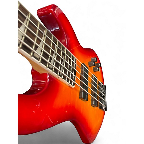 Used Jackson JS3VQM Cherry Sunburst Electric Bass Guitar