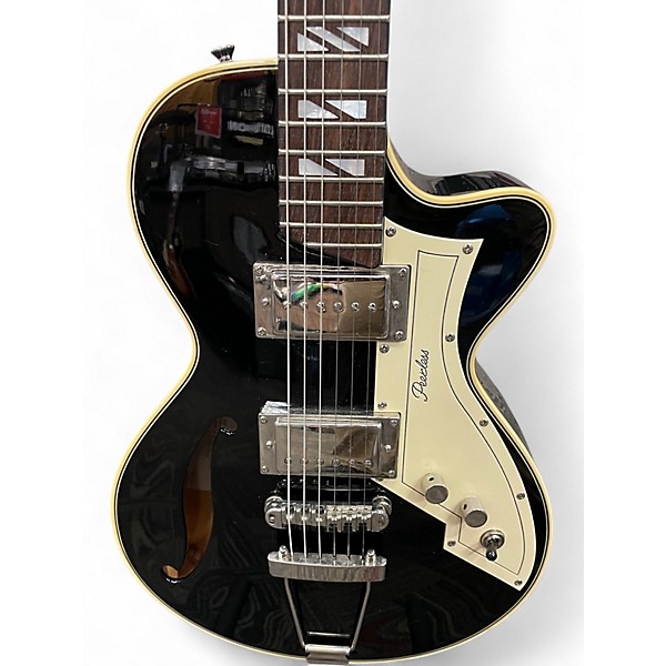 Used PEERLESS RETROMATIC Black Solid Body Electric Guitar