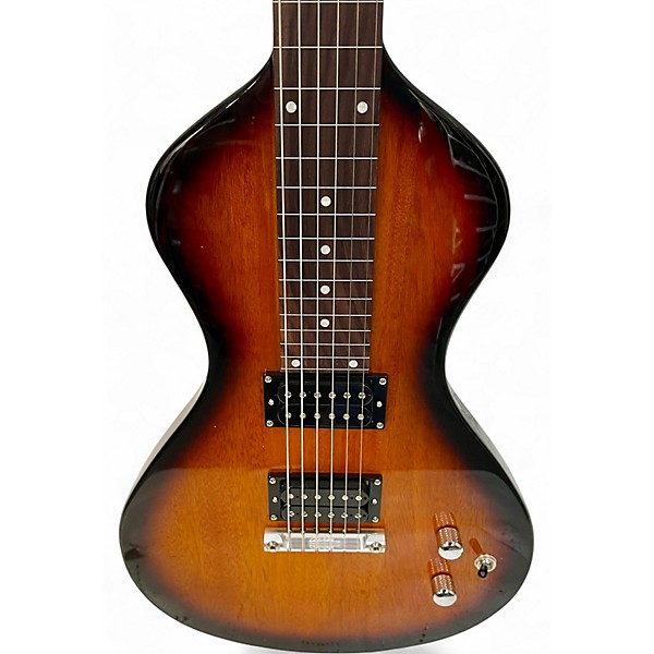 Used Asher Guitars & Lap Steels Electro Hawaiian Junior 2 Color Sunburst Lap Steel