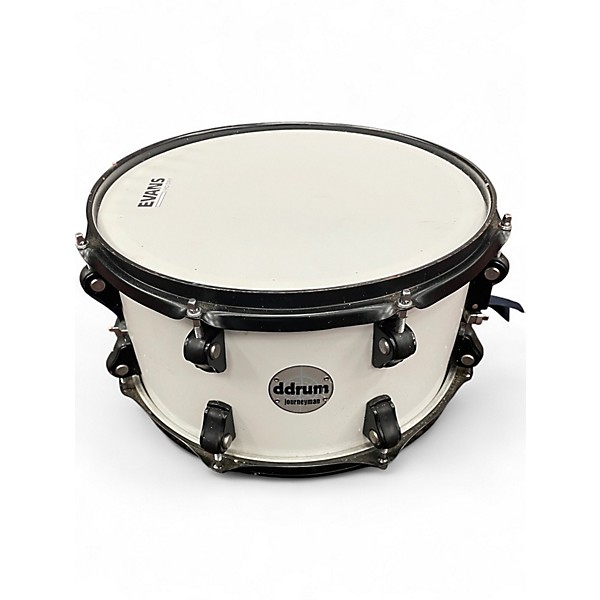Used ddrum 7X13 JOURNEYMAN SNARE White Drum