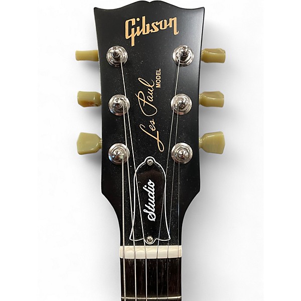 Used 2016 Gibson Les Paul Studio Faded WORN EBONY Solid Body Electric Guitar
