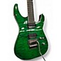 Used Jackson SL2Q Pro Series Soloist MAH Transparent Green Solid Body Electric Guitar thumbnail