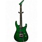 Used Jackson SL2Q Pro Series Soloist MAH Transparent Green Solid Body Electric Guitar