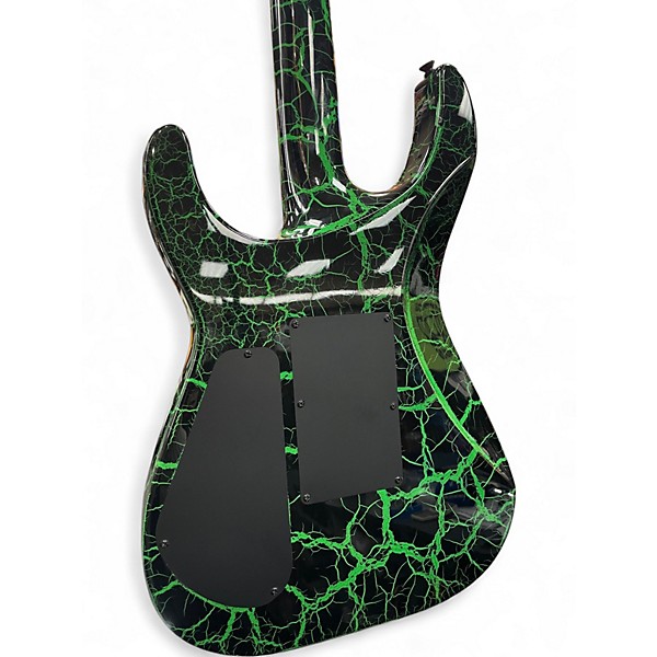 Used Jackson X Series Soloist SLX Crackle Green Crackle Solid Body Electric Guitar
