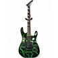 Used Jackson X Series Soloist SLX Crackle Green Crackle Solid Body Electric Guitar