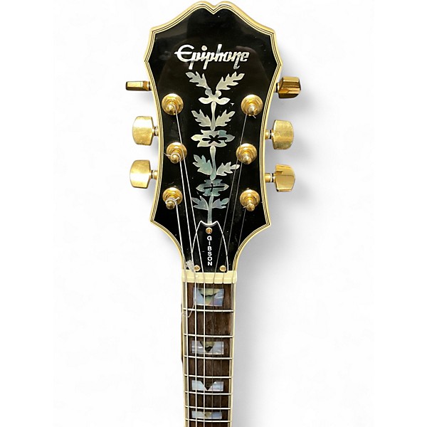 Used Epiphone Sheraton Vintage Sunburst Hollow Body Electric Guitar