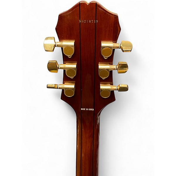 Used Epiphone Sheraton Vintage Sunburst Hollow Body Electric Guitar