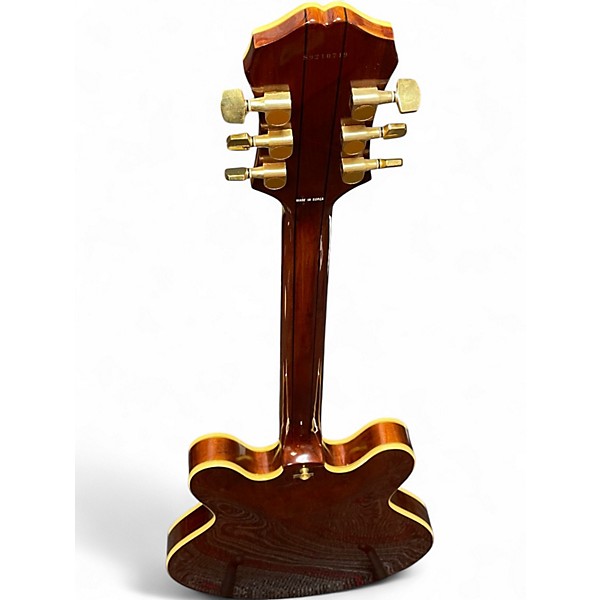 Used Epiphone Sheraton Vintage Sunburst Hollow Body Electric Guitar