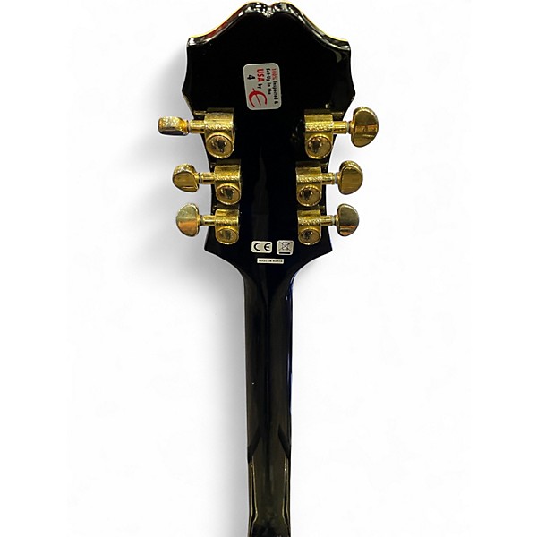 Used Epiphone Sheraton II Black Hollow Body Electric Guitar