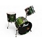 Used Pearl 3 Piece Prestige Session Select Green Drum Kit thumbnail