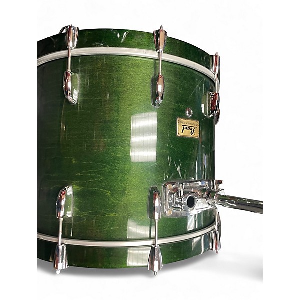 Used Pearl 3 Piece Prestige Session Select Green Drum Kit