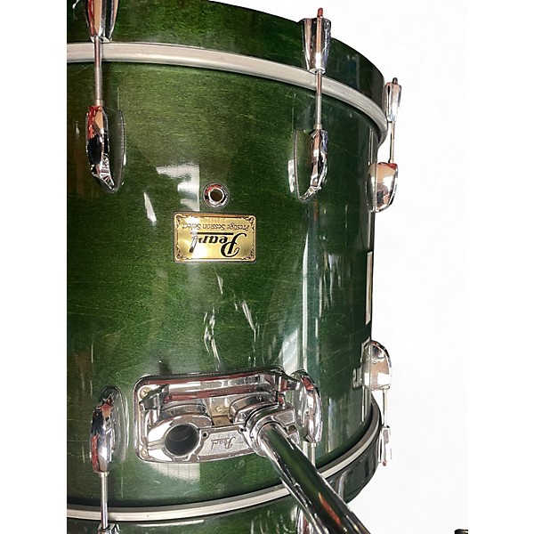 Used Pearl 3 Piece Prestige Session Select Green Drum Kit