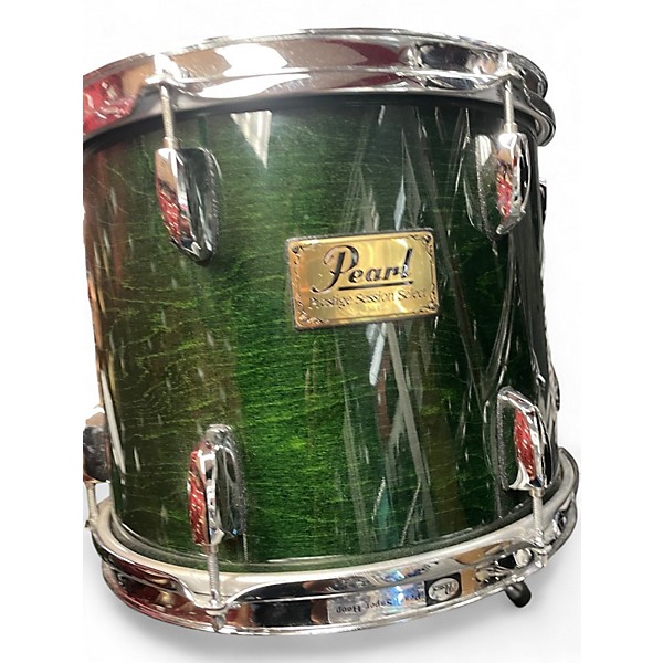 Used Pearl 3 Piece Prestige Session Select Green Drum Kit