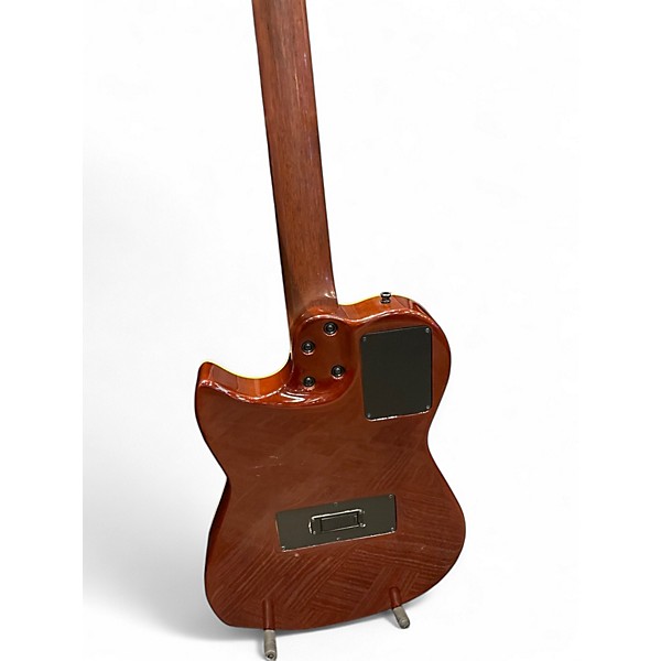 Used Godin Multiac Nylon SA Yellow Classical Acoustic Electric Guitar