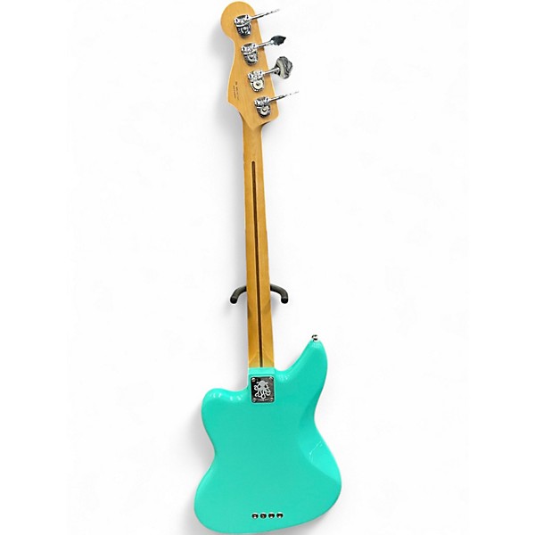Used Fender Mark Hoppus Signature Jazz Bass Surf Green Electric Bass Guitar