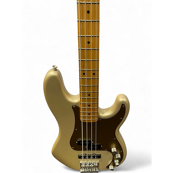 Used Fender Deluxe Active Precision Bass Antique Gold Electric Bass Guitar