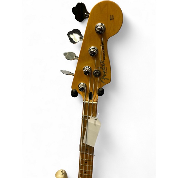 Used Fender Deluxe Active Precision Bass Antique Gold Electric Bass Guitar
