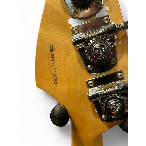 Used Fender Deluxe Active Precision Bass Antique Gold Electric Bass Guitar