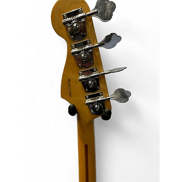 Used Fender Deluxe Active Precision Bass Antique Gold Electric Bass Guitar