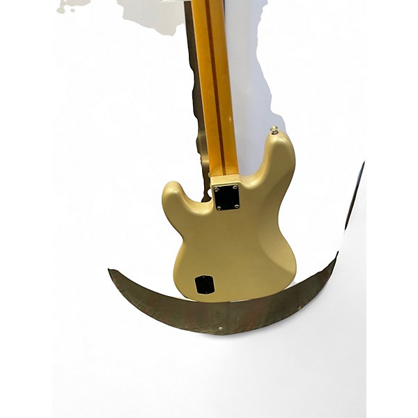 Used Fender Deluxe Active Precision Bass Antique Gold Electric Bass Guitar