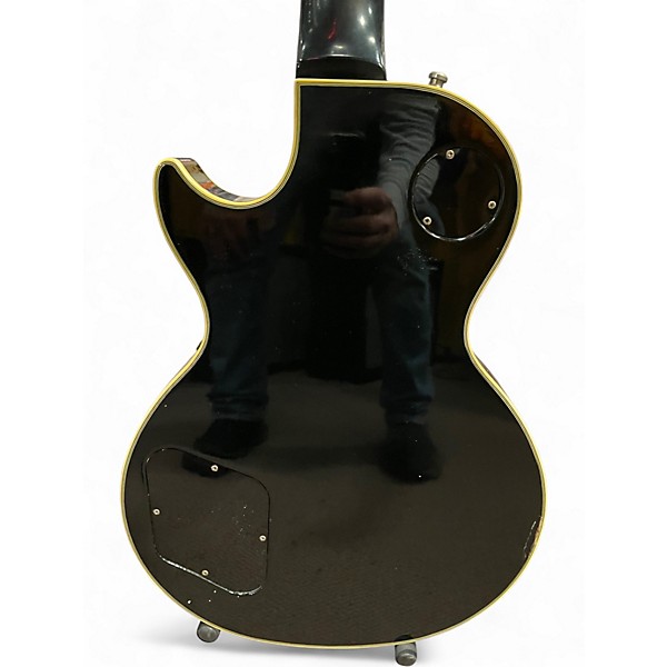 Vintage 1982 Gibson Les Paul Custom Black Solid Body Electric Guitar