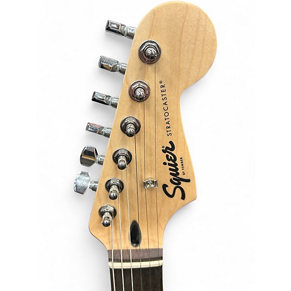 Used Squier Sonic Stratocaster Lime Green Solid Body Electric Guitar