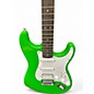 Used Squier Sonic Stratocaster Lime Green Solid Body Electric Guitar