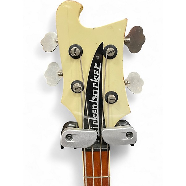 Vintage 1975 Rickenbacker 4001 TUXEDO WHITE Electric Bass Guitar