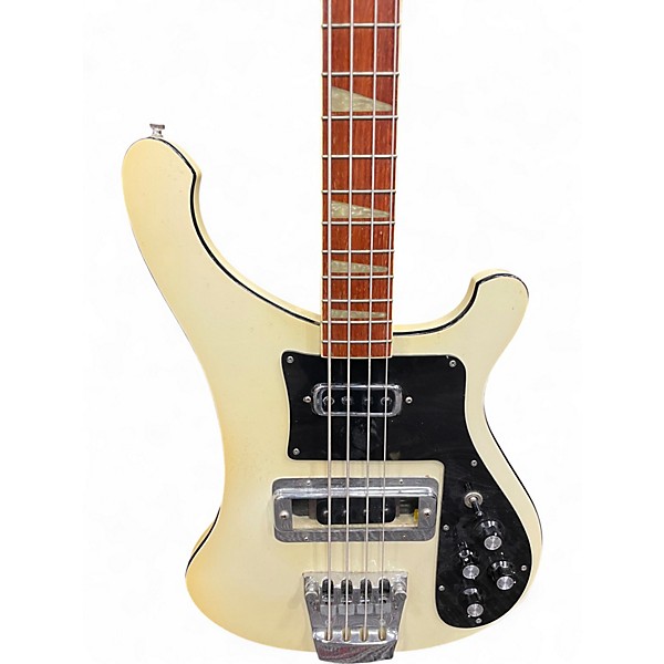Vintage 1975 Rickenbacker 4001 TUXEDO WHITE Electric Bass Guitar