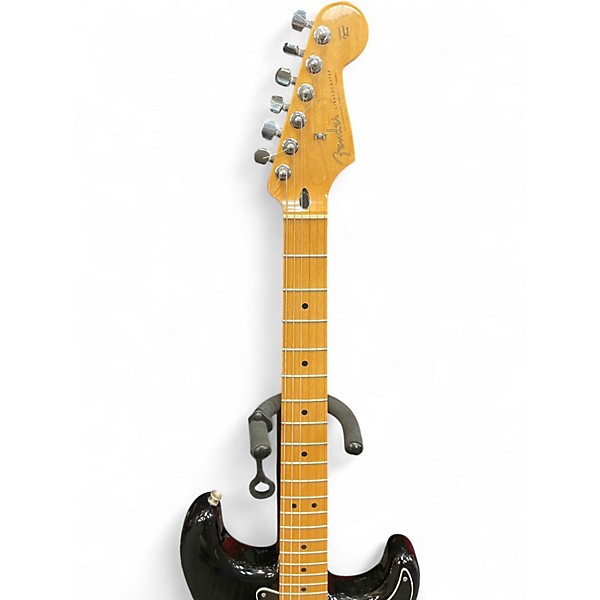 Used Fender Standard Stratocaster Black Solid Body Electric Guitar