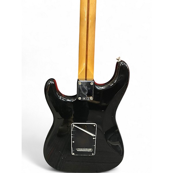 Used Fender Standard Stratocaster Black Solid Body Electric Guitar