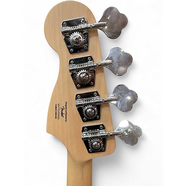 Used Squier Precision Bass Black Electric Bass Guitar