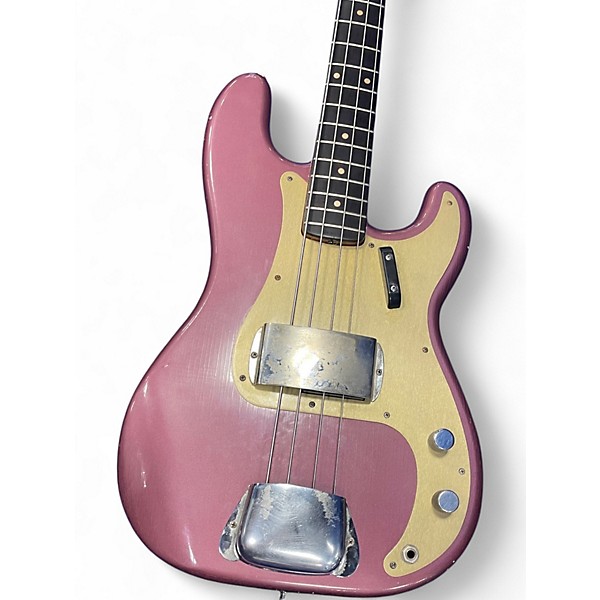 Vintage 1959 Fender Precision Bass Burgandy Mist refin Electric Bass Guitar