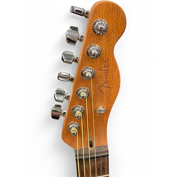 Used Fender Acoustasonic Player Telecaster Classic White Acoustic Electric Guitar